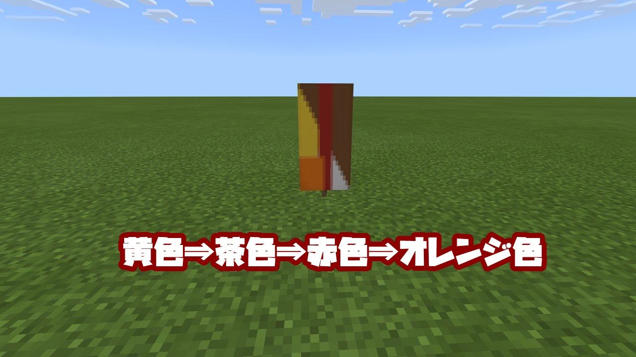 マイクラ 織機の使い方 旗の模様と盾の模様が作れる 統合版